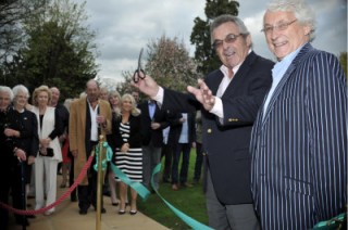 Tony Jacklin officially opens the new Pavilion with Nailcote Hall's owner Rick Cressman