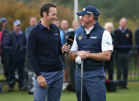 Dougherty interviewed a host of players at the British Masters, including Lee Westwood, in his role as ambassador for Sky Sports