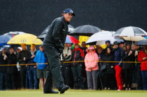 Mickelson kept his head in front with a second round 69