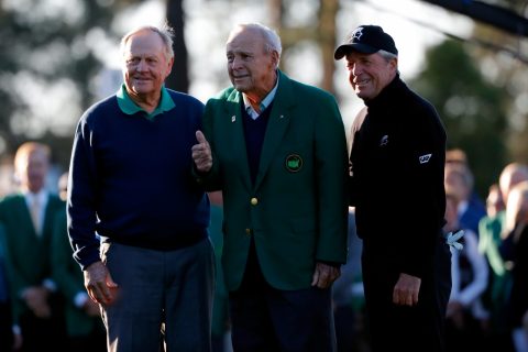 Palmer was at the Masters in April, but was unable to hit the opening tee shot due to ill-health