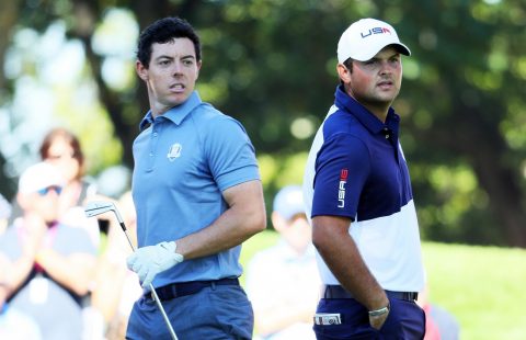 Patrick Reed won a pulsating top order singles match against Rory McIlroy