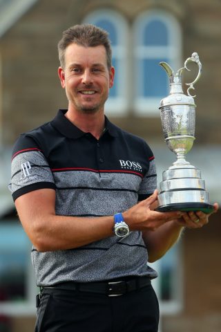 Stenson bagged his major title at The Open at Royal Troon