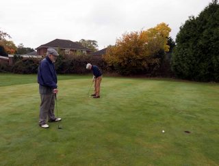 Golfers took to the course for one last time on November 3, although there were no flags to aim at
