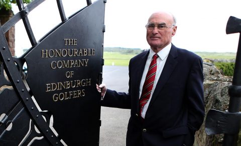 Muirfield captain Henry Fair-weather made the announcement of the club's decision to allow women members