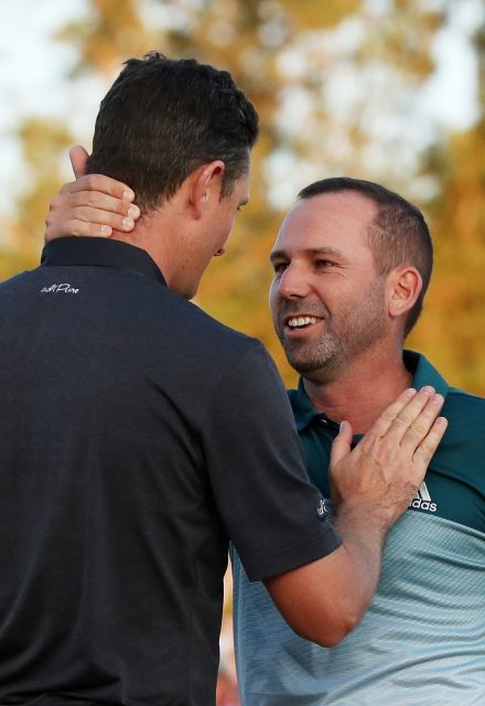Justin Rose and Sergio Garcia put on a matchplay masterclass during the final round of the Masters