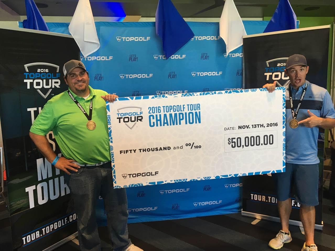 Last year's winners, Ryan Tripp and Andy Lawson, picked up a $50,000 first prize