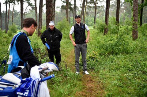 A visit to the trees on the final hole proved costly for Bristol's Chris Wood