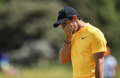 A closing 67 saw Rory McIlroy move up into a share of fourth place with Rafa Cabrera-Bello