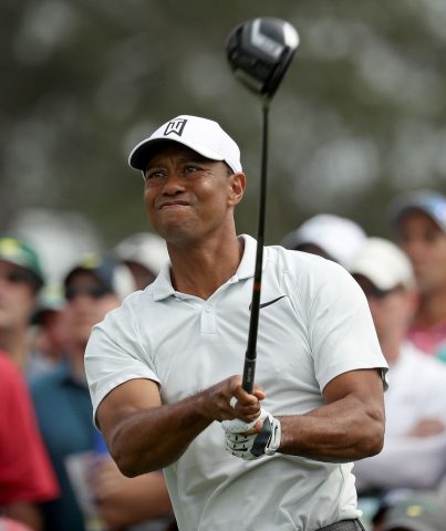Tiger Woods made the cut with a shot to spare, but is 13 shots behind the leader with 36 holes left to play