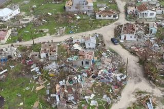 Almost all of Barbuda's buildings were destroyed by Hurricane Irma last September