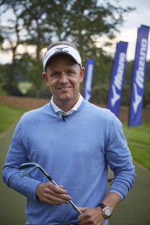 Luke Donald was on hand to officially open the new range and the tour studio