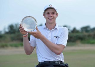 South Africa's Martin Vorster won the 2018 Junior Open held at St Andrews last week
