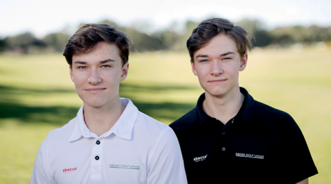 Twins Nicolai and Rasmus Hojgaard are the first siblings to play in the Junior Ryder Cup