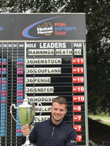Billy Hemstock shot a second round 65 en route to winning the Nokia Masters at Mannings Heath