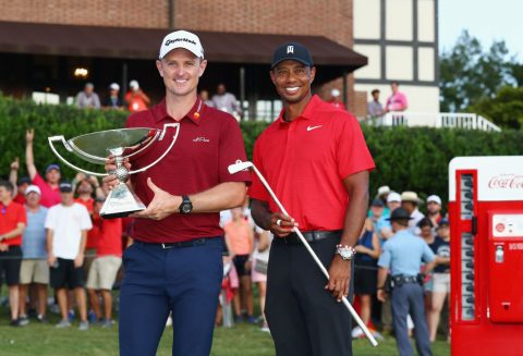 Justin Rose birdied the last hole at East Lake to capture the FedEx Cup - and the $10m prize – by a slender margin from Woods
