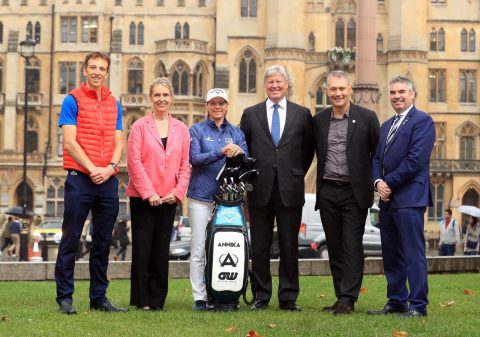 Members of the All-Party Parliamentary Group for Golf with Annika Sorenstam