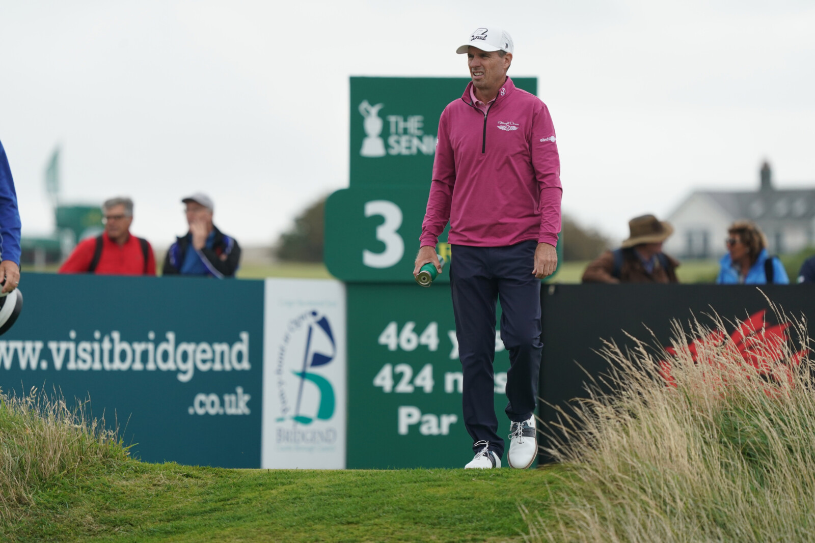 Čejka leads at Senior Open as Royal Porthcawl bites back