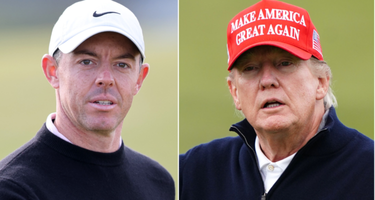 Rory McIlroy and Donald Trump