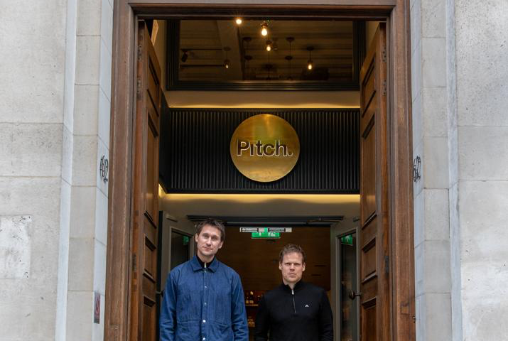 PITCH GOLF CO- FOUNDERS CHRIS INGHAM (RIGHT) AND ELLIOT GODFREY, CHILDHOOD FRIENDS TURNED BUSINESS PARTNERS