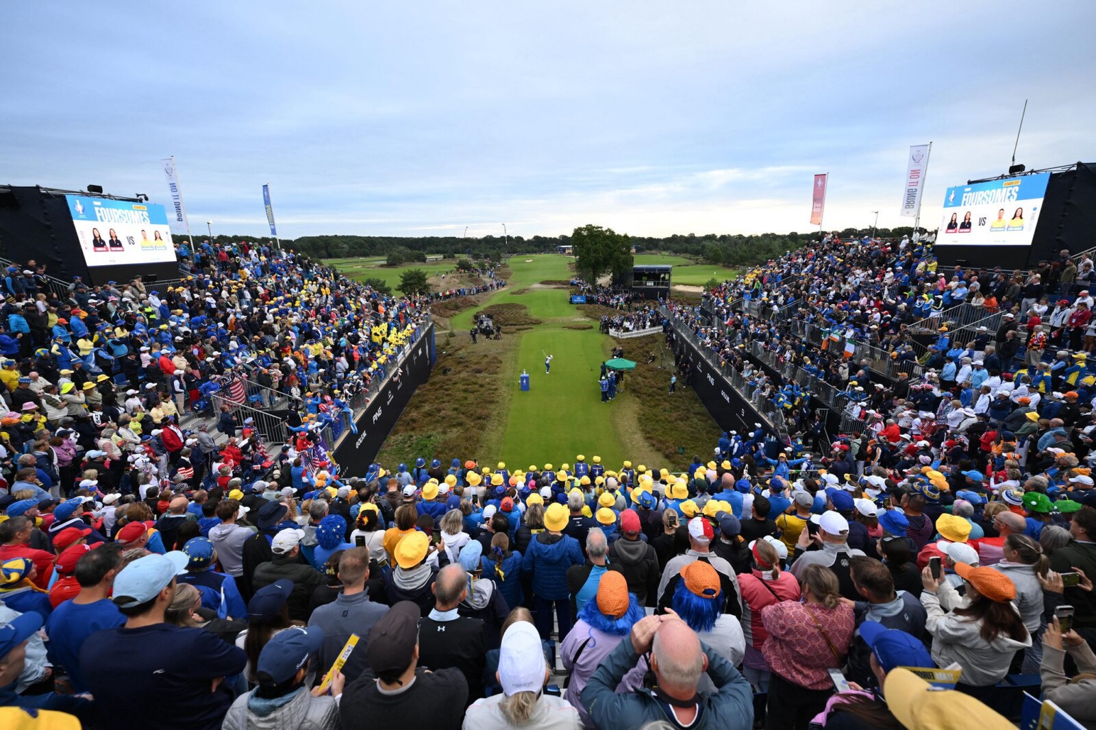 Solheim Cup Day 1: Honours even with scores tied at 4-4