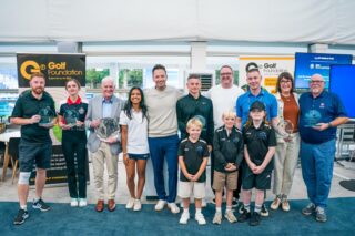 Nick Dougherty with the winners at Wentworth